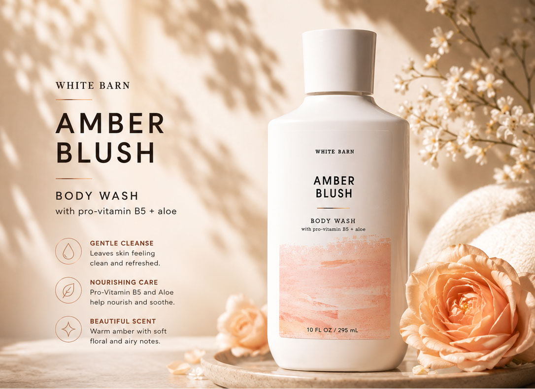 بادی واش بس اند بادی ورکز Amber Blush